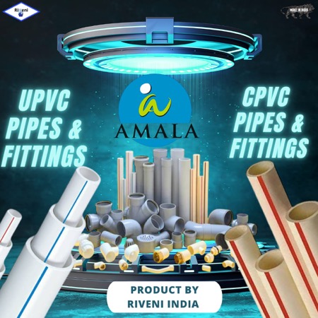 Amala CPVC pipes by Riveni - Premium quality pipes for residential and commercial use
