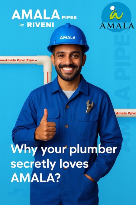 Professional plumber recommends Amala CPVC pipes for superior quality and reliability